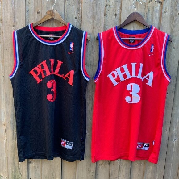 Nike Other - LOT OF 2 Vintage Nike Allen Iverson Jersey Philadephia 76ers Jerseys XXL
